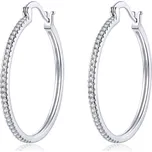 Olivie Stříbrné náušnice 4cm KRUHY 5383 Ag 925; ≤4,7 g.