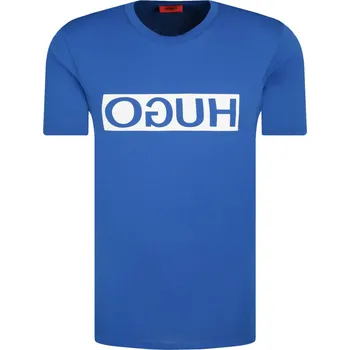 Pánské tričko HUGO Tričko Dicagolino202 | Barva:modrý | Velikost:XL