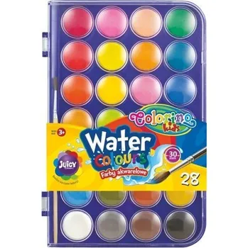 Vodová barva Colorino vodové barvy 28ks 27mm