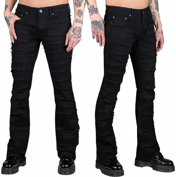 Pánské džíny kalhoty pánské (jeans) WORNSTAR - Bandage - Black - 30