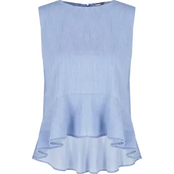 Tommy Jeans Halenka TJW CHAMBRAY | Barva:modrý | Velikost:XS