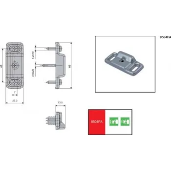 Příslušenství k oknu Rámový uzávěr centrálních zámků, protipožární