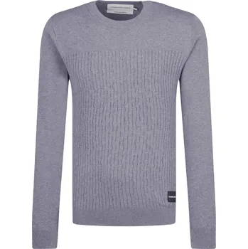 Pánský svetr CALVIN KLEIN JEANS Svetr BLEND INSTI | Barva:šedý | Velikost:XL