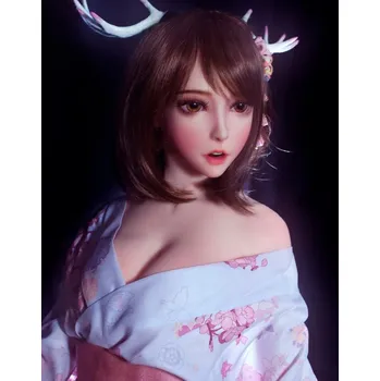 Silikonová panna Elsa-Babe Doll Elsababe sex-dolls Akimoto Mizuki 150cm / Anime Platinum Silicone Sex Doll
