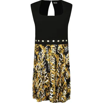 Dámské šaty Versace Jeans Couture Šaty poly print sprous baroque | Barva:černý | Velikost:40