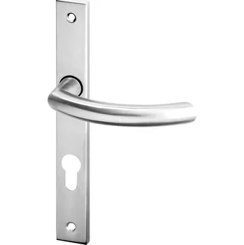 Dveřní kování ACT SERVIS ACT - Gina úzky štít Provedení: PZ (vložkový zámek), Povrch: IN - nerez, Rozteč: 90 mm