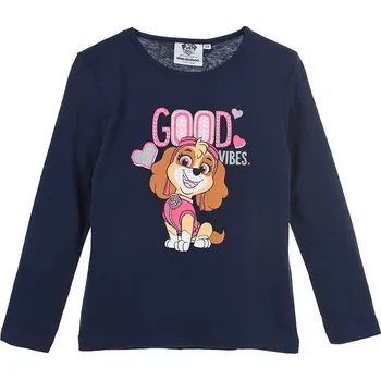 Tmavě modré tričko s dlouhým rukávem Paw Patrol Velikost: 98