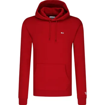 Pánské oblečení Tommy Jeans Mikina CLASSICS | Barva:červený | Velikost:S