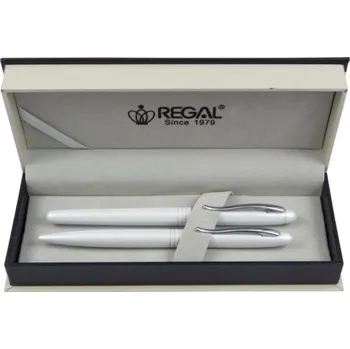 Kuličkové pero + inkoustové pero Alice - bílá