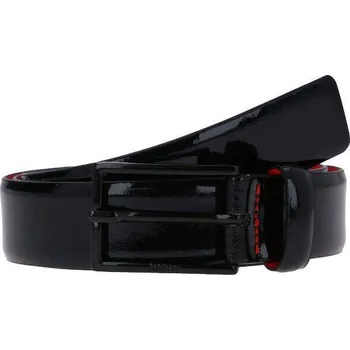 Módní doplněk HUGO Kůžoný opasek Gavrino-B_Sz30 | Barva:černý | Velikost:85