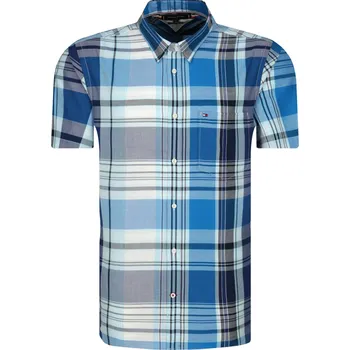 Pánská košile Tommy Hilfiger Košile MADRAS | Barva:modrý | Velikost:XXL
