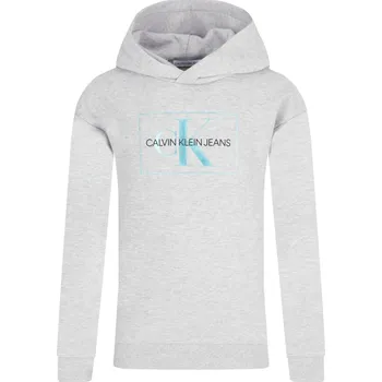 Pánská mikina CALVIN KLEIN JEANS Mikina MONOGRAM | Barva:šedý | Velikost:170