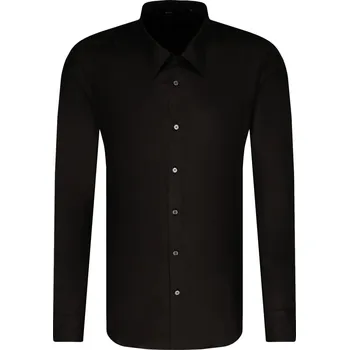 Pánská košile boss Hedvábná košile Iros | Barva:černý | Velikost:40