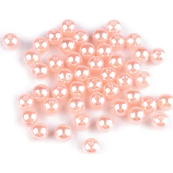 Korálek Plastové voskové korálky / perly Glance Ø8 mm 10 ks (200728)