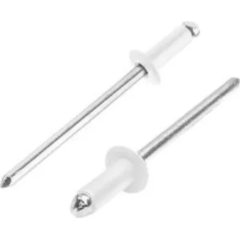 Nýt Nýt trhací pozinkovaný bílý 4 x 8 mm RAL 9010 (1 bal = 80 ks)