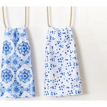 Utěrka KUCHYŇSKÉ UTĚRKY MS HOME OCEAN BLUE SADA 2 KS 38X60 CM VZOROVANÉ