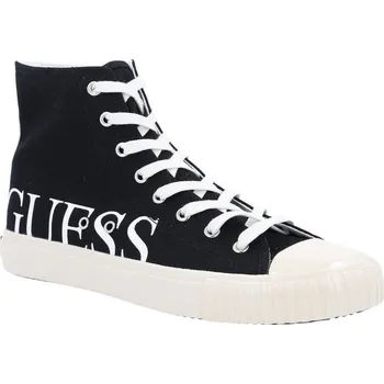Pánské tenisky Guess Plátěné tenisky NEW WINNERS | Barva:černý | Velikost:42