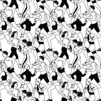 Šatovka, halenkovina, tričkovina, úplet LYCRA , vzor jogging černá+bílá, metráž, látka