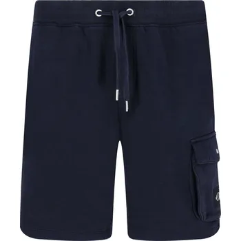 Pánské kraťasy CALVIN KLEIN JEANS Šortky MONOGRAM PATCH | Barva:tmavě modrá | Velikost:M