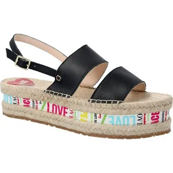 Dámské pantofle Love Moschino Sandály | Barva:černý | Velikost:37