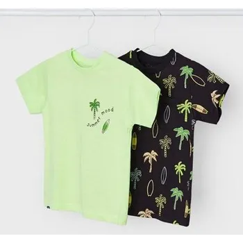 Chlapecké oblečení dětská letní trika Mayoral 2 kusy 3018-72 velikost 104