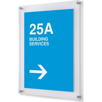 Plexi tabule A3 s ozdobnými šrouby FS25