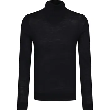 Pánský svetr HUGO Vlněný rolák San Antonio 2 | Barva:tmavě modrá | Velikost:XL