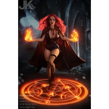 Silikonová panna JKdoll - TPE SexDolls 165cm (JK4) + hlava č.JK-2 Light Tan (Pyromancer)