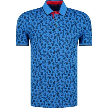 Pánská košile Trussardi Jeans Polokošile | Barva:modrý | Velikost:M