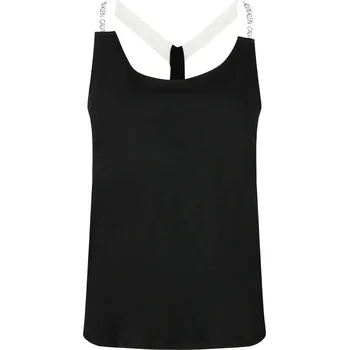 Dámské tričko Calvin Klein Swimwear Top | Barva:černý | Velikost:XS