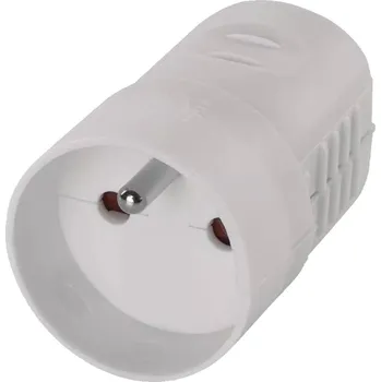 Elektrická zásuvka EMOS Zásuvka bílá přímá 250 V / 16 A