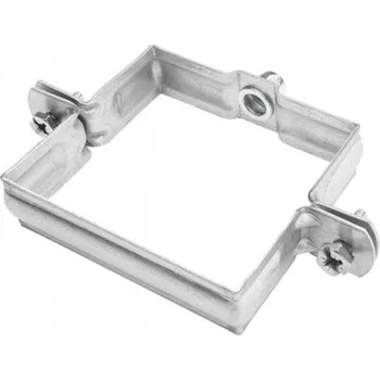 okap Objímka pozinkovaná hranatá 80 mm bez hrotu, metrický závit M10