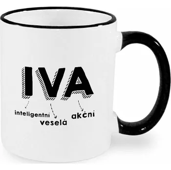 Hrnek - Iva Barva: Černá