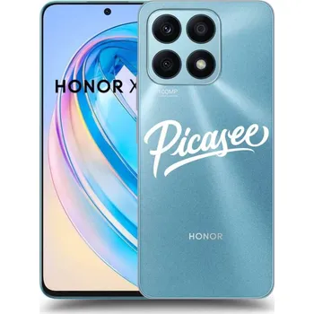 Pouzdro na mobilní telefon Picasee silikonový průhledný obal pro Honor X8a - Picasee - old logo - white