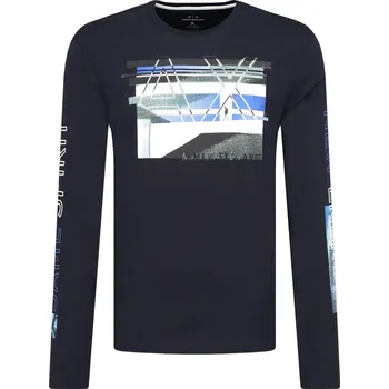 Pánské tričko Armani Exchange Tričko s dlouhým rukávem | Barva:tmavě modrá | Velikost:L