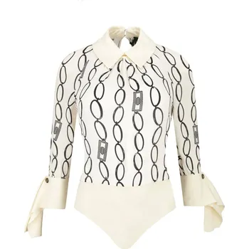 Dámský svetr Elisabetta Franchi Body | Barva:krémová | Velikost:36