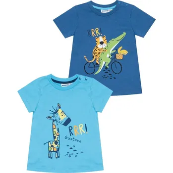 Chlapecká mikina Chlapecká trička / set - Winkiki WNB 11960, světle modrá / tmavě modrá Barva: Modrá, Velikost: 98