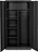 tectake Plechová policová skříň 6 přihrádek 180 x 80 x 40 cm, černá