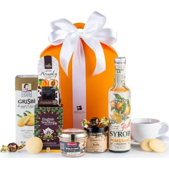 Dárkový potravinový koš Dárkovna s.r.o. - Dárkový koš Ovocná kolekce bez alkoholu