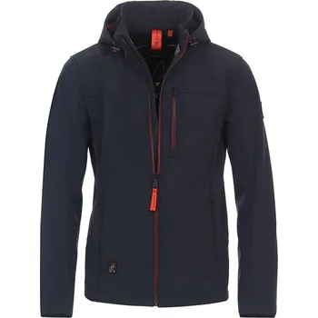 Pánská softshellová bunda Pánská bunda Softshell modro-šedá s kapucí 4XL - 6XL Casa Moda ODE-CAS-534007900-106 - 5XL