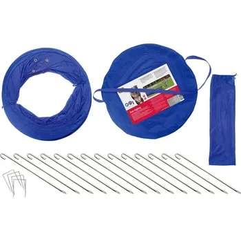 Hračka pro psa Karlie Agility tunel modrý 525x60x60cm