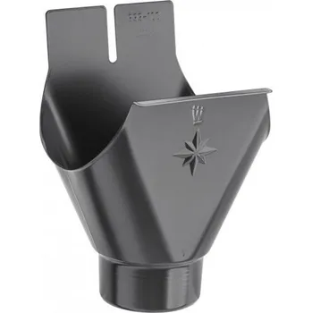 okap Kotlík hliníkový antracit 400/120 mm lisovaný