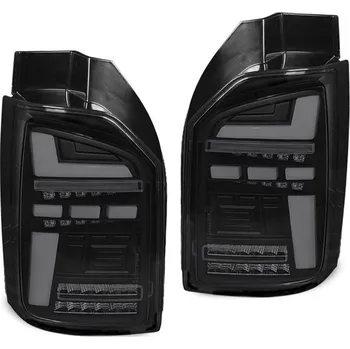 Zadní světlomet TUNING-TEC Zadní světla VW T6 15-19 zad.výklopné dveře LED BAR černá/kouřová SEQ OEM žárovka