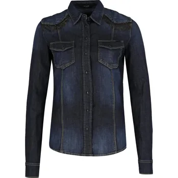 GUESS JEANS Košile LALIMA | Barva:tmavě modrá | Velikost:S