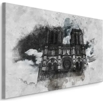Plátno Katedrála Notre Dame, Paříž I. Varianta: 40x30