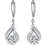 Olivie Stříbrné náušnice TŘPYTIVÁ KAPKA 4681 Ag 925; ≤4,6 g.