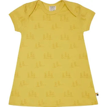 Dívčí šaty Dívčí šaty s krátkým rukávem SURIKATY GOLD loud + proud Velikost: 86/92