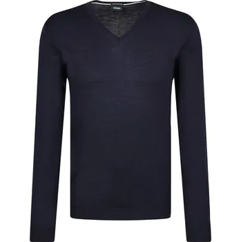 Pánský svetr Joop! Collection Vlněný svetr Damien | Barva:tmavě modrá | Velikost:M