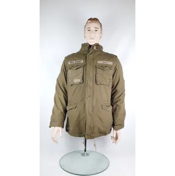 Pánský kabát Bunda BRANDIT M65 Olivová s odnímatelnou vložkou Velikost: S