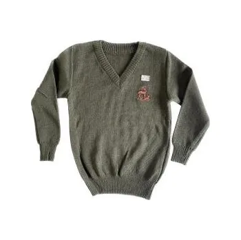 Chlapecký svetr E-myslivost Dětský myslivecký svetr - Oliver ,,V,, - Velikost 158, 164